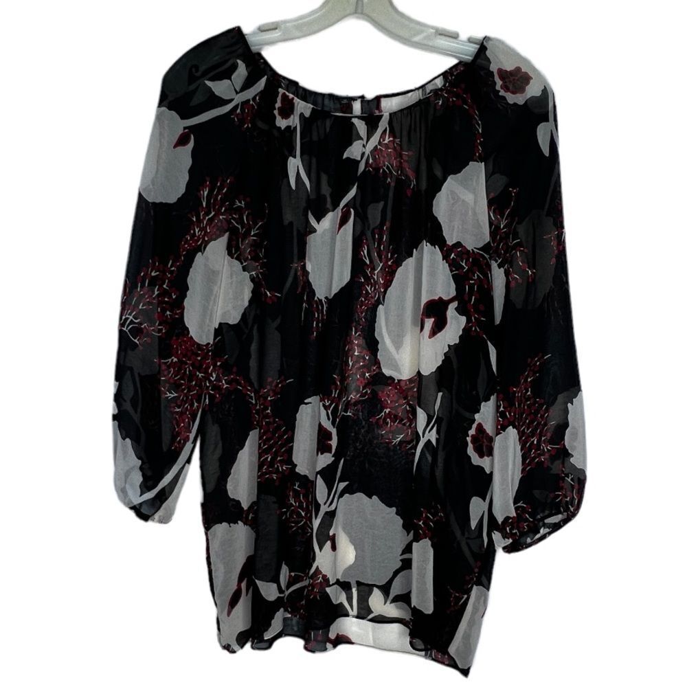 Talbots Sheer Blouse